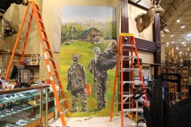 Cabelas-Gun-Counter-Mural