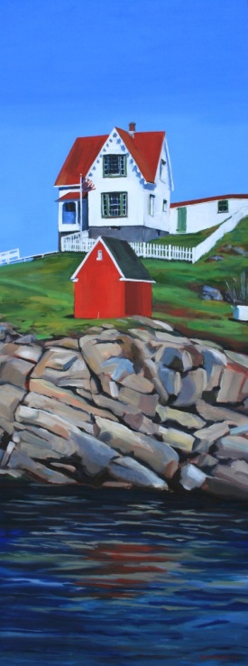 Nubble-lighthouse-maine-waterfront-francine-schrock