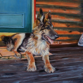 Dede-German-Shepard-commission-dog-portrait-maine-francine-schrock